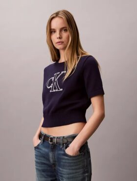 Camisola Curta com Monogram