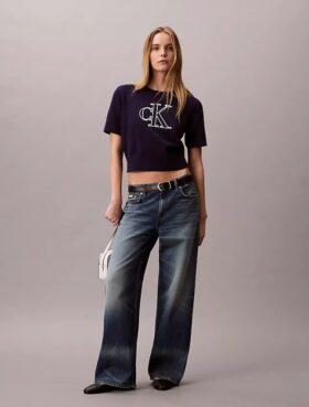 Camisola Curta com Monogram