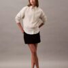 Camisola curta de malha polar com Monogram Camisola curta de malha polar com Monogram