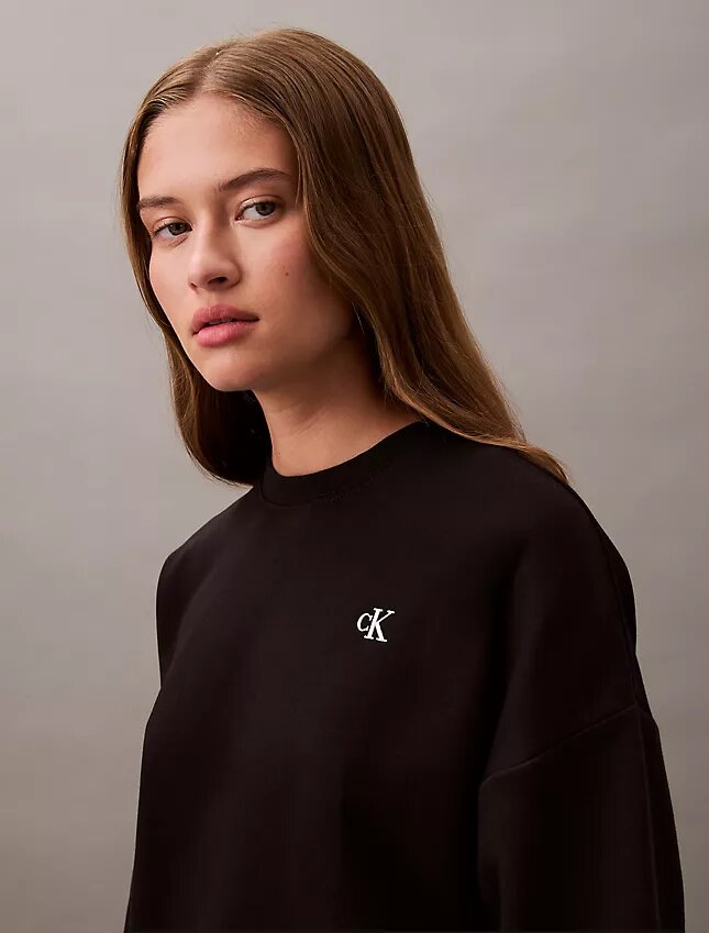 Camisola curta de malha polar com Monogram Camisola curta de malha polar com Monogram