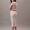 Camisola curta em malha Cotton Stretch de algodão Camisola curta em malha Cotton Stretch de algodão