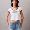 Camisola de alças em algodão e caxemira Camisola de alças em algodão e caxemira