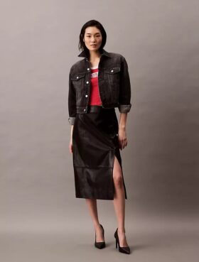 Camisola de alças em algodão e caxemira