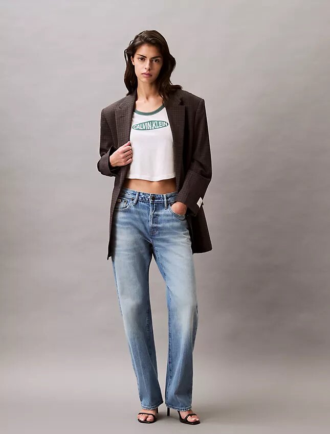 Camisola de alças em algodão e caxemira Camisola de alças em algodão e caxemira