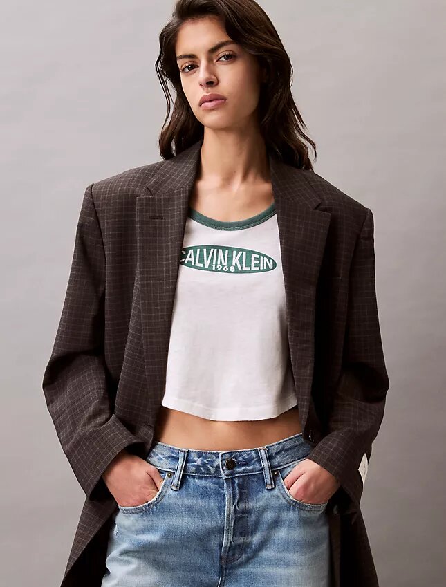 Camisola de alças em algodão e caxemira Camisola de alças em algodão e caxemira