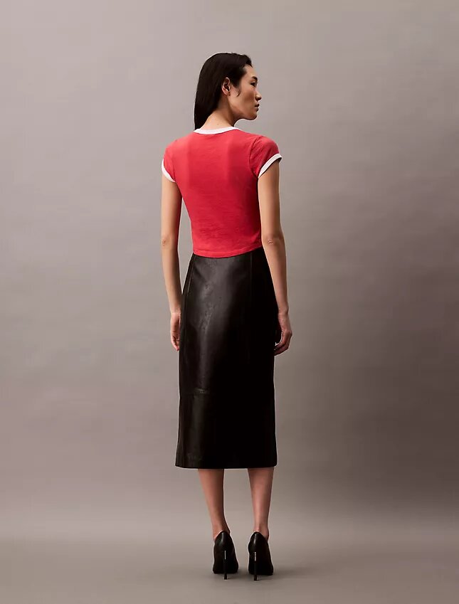 Camisola de alças em algodão e caxemira Camisola de alças em algodão e caxemira