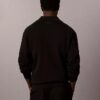 Camisola de algodão com botões à frente Camisola de algodão com botões à frente