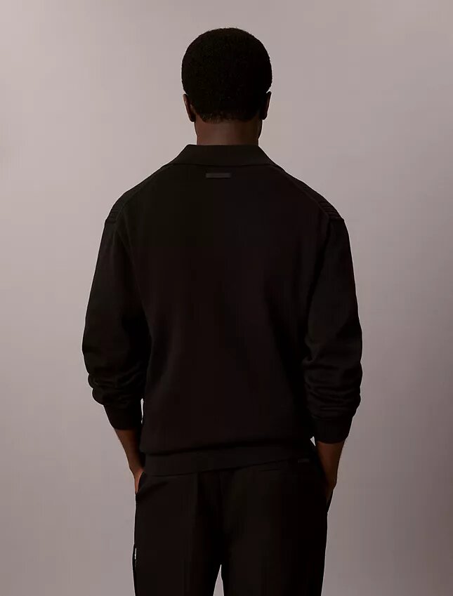 Camisola de algodão com botões à frente Camisola de algodão com botões à frente