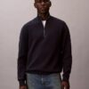 Camisola de algodão suave com fecho de correr
