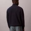Camisola de algodão suave com fecho de correr