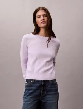Camisola de algodão suave com Monogram