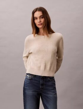 Camisola de algodão suave com Monogram
