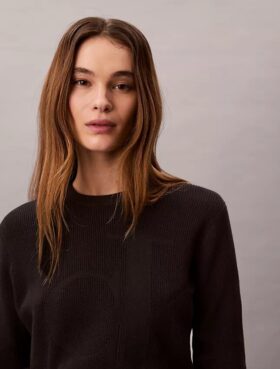 Camisola de algodão suave com Monogram