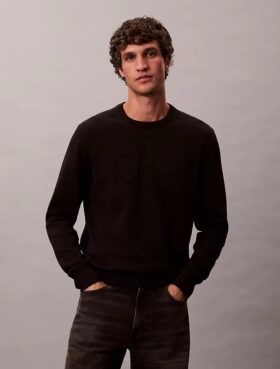 Camisola de algodão suave com Monogram