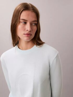 Camisola de algodão suave com Monogram