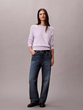 Camisola de algodão suave com Monogram