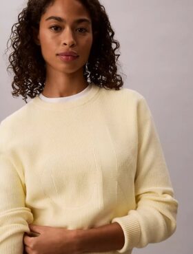 Camisola de algodão suave com Monogram