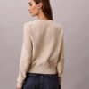Camisola de algodão suave com Monogram
