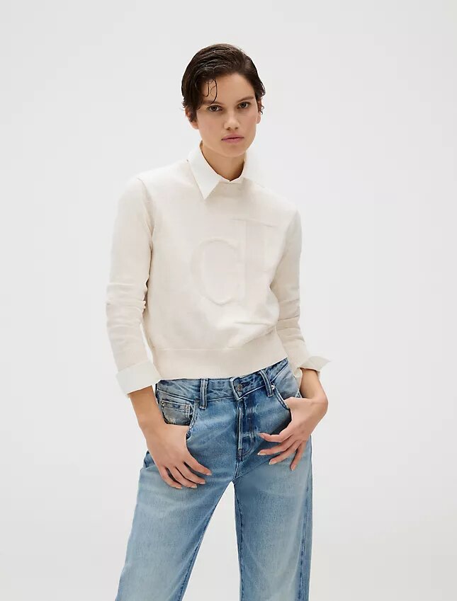 Camisola de algodão suave com Monogram Camisola de algodão suave com Monogram