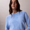 Camisola de algodão suave com Monogram