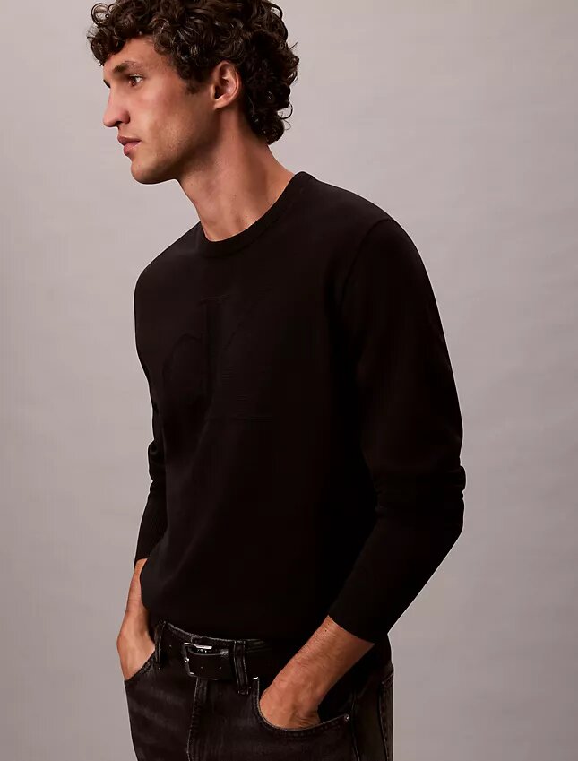 Camisola de algodão suave com Monogram Camisola de algodão suave com Monogram