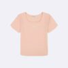 Camisola de bebé com gola quadrada para meninas Camisola de bebé com gola quadrada para meninas
