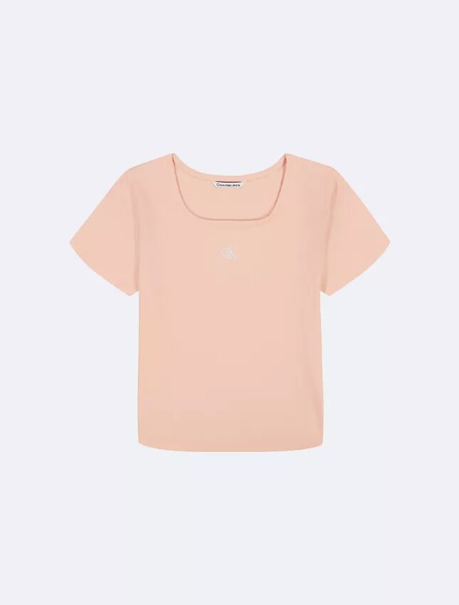 Camisola de bebé com gola quadrada para meninas Camisola de bebé com gola quadrada para meninas