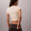 Camisola de bebé com riscas e canelado Monogram Camisola de bebé com riscas e canelado Monogram