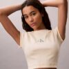 Camisola de bebé com riscas e canelado Monogram Camisola de bebé com riscas e canelado Monogram