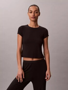Camisola de bebé em Modal elástico com ponto drop Camisola de bebé em Modal elástico com ponto drop