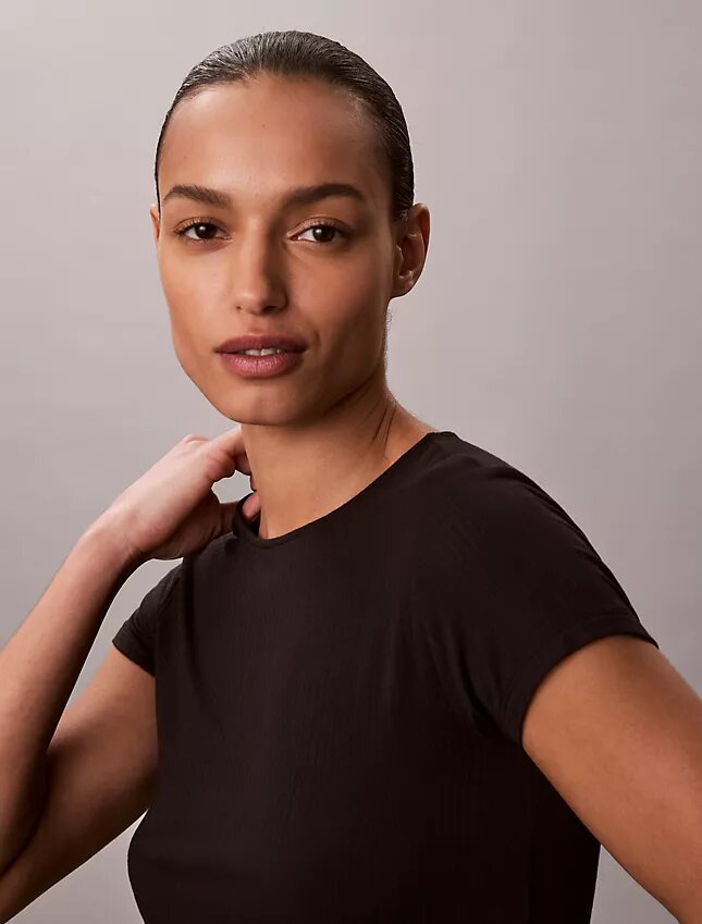 Camisola de bebé em Modal elástico com ponto drop Camisola de bebé em Modal elástico com ponto drop