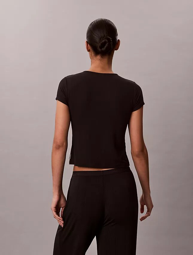 Camisola de bebé em Modal elástico com ponto drop Camisola de bebé em Modal elástico com ponto drop