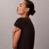 Camisola de bebé em Modal elástico com ponto drop Camisola de bebé em Modal elástico com ponto drop