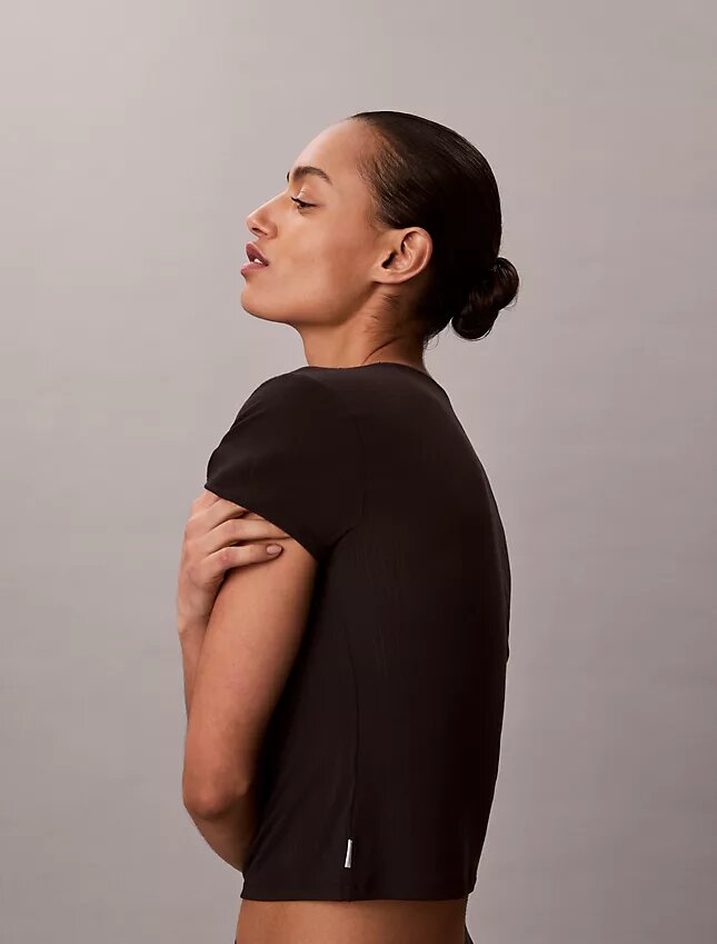 Camisola de bebé em Modal elástico com ponto drop Camisola de bebé em Modal elástico com ponto drop