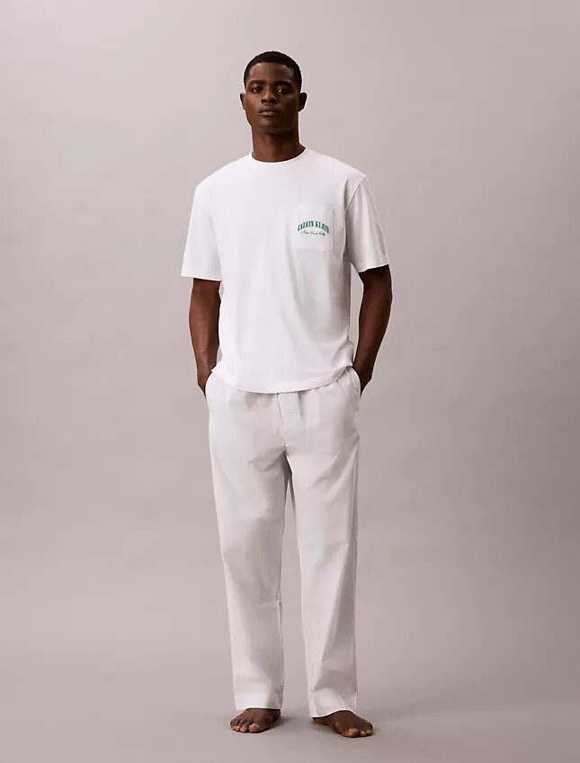 Camisola de dormir clássica Heritage com gola redonda Camisola de dormir clássica Heritage com gola redonda