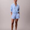 Camisola de dormir com capuz em tecido felpudo de mistura de algodão Camisola de dormir com capuz em tecido felpudo de mistura de algodão