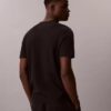 Camisola de dormir com gola redonda em piqué Camisola de dormir com gola redonda em piqué