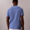 Camisola de dormir com gola redonda em piqué Camisola de dormir com gola redonda em piqué