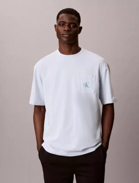 Camisola de dormir Icon Cotton Stretch com logótipo Monologo