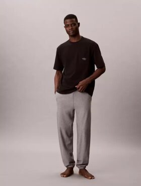 Camisola de dormir Icon Cotton Stretch com logótipo Monologo