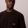 Camisola de dormir Icon Cotton Stretch com logótipo Monologo