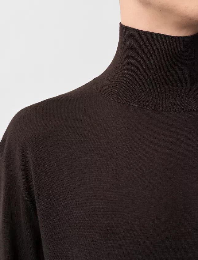 Camisola de gola alta cinza Camisola de gola alta cinza