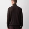 Camisola de gola alta cinza Camisola de gola alta cinza