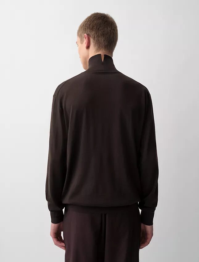 Camisola de gola alta cinza Camisola de gola alta cinza