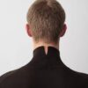 Camisola de gola alta cinza Camisola de gola alta cinza