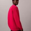 Camisola de gola em V com corte descontraído em mistura de lã merino