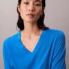 Camisola de gola em V em lã merino Camisola de gola em V em lã merino