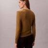 Camisola de gola em V em lã merino Camisola de gola em V em lã merino