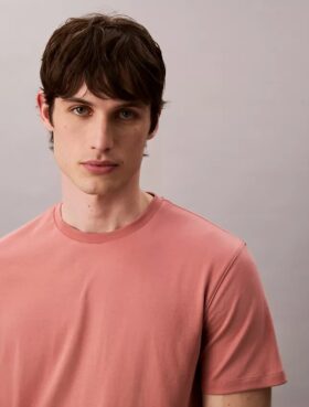 Camisola de gola redonda em algodão Supima