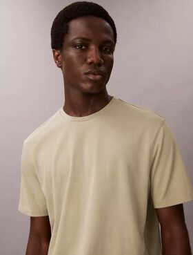 Camisola de gola redonda em algodão Supima